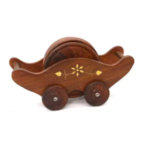 Batool Carving - Wheel Tea Coaster Set
